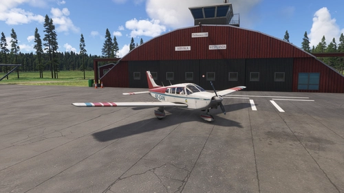 JustFlight PA-28 Warrior II | SE-GAN – Arvika Flygklubb | MSFS 2024