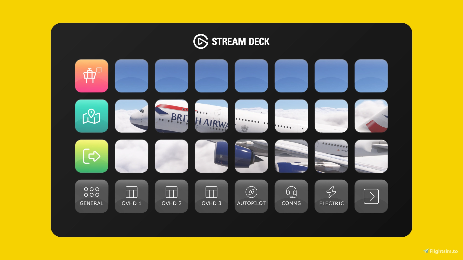 Stream Deck Series: iniBuilds Airbus A380 by Flight Panels for MSFS ...