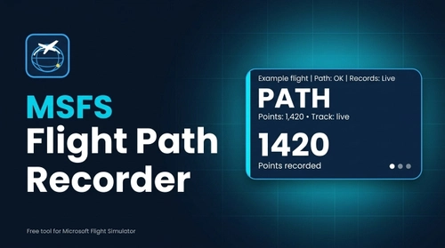 Flight Path Recorder - 3D Google Earth Track Export