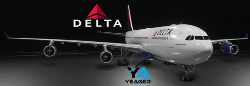 A340-300 Delta Airlines (Fictional) w/ Custom Cabin