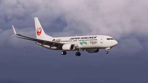 PMDG 737-800 SSW Japan Airlines O-bank with Yaju — JA810J [Fictional]