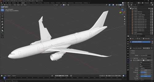 Aerosoft A330-900neo Blender Paintkit