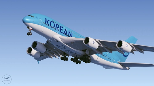 Korean Air (HL7621) [Airbus A380-800]