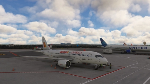 Iberia Express Livery for Vcol-A2201 (Fictional)+Livery for (Improvement Mod) 4K