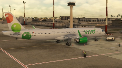 Viva XA-VXT Livery Inibuilds A321LR MSFS2024