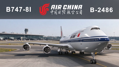 Asobo 747-8i Air China B-2486丨8K