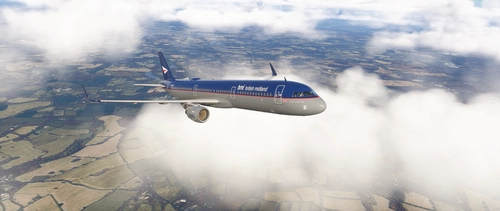 British Midland Virtual  Fenix A321CFMSL G-BMFP The Royal Town Sutton Coldifeld