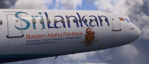 Sri Lankan 4R-ANC for Fenix Simulations A321-CFM-SL