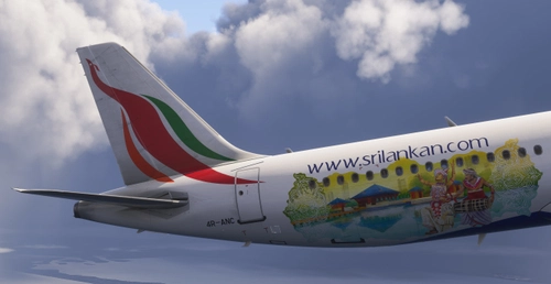 Sri Lankan 4R-ANC for Fenix Simulations A321-CFM-SL