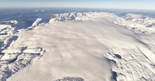 Norwegian glaciers buildings removal