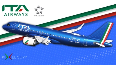 EI-HON | iniBuilds A320neo | Ita Airways | MSFS 2024 | 8K w/cabin, 3D objects & decals