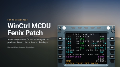 WinCTRL MCDU Fenix A320 Patch