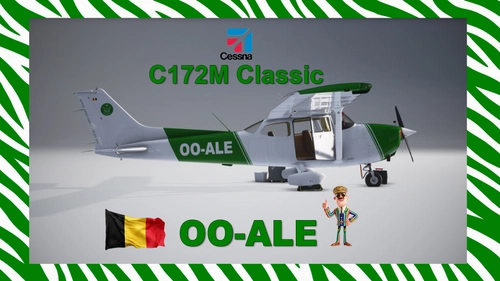Bagolu Cessna 172M Classic Royal Aero-Para Club De Spa 'OO-ALE'