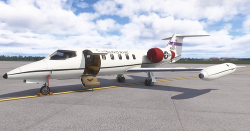 Flysimware Learjet 35A - USAF C21 Scott AFB