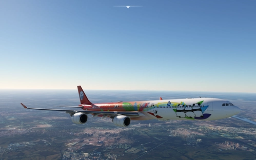 Aerosoft A340-600 - Sichuan Airlines Custom Panda Livery