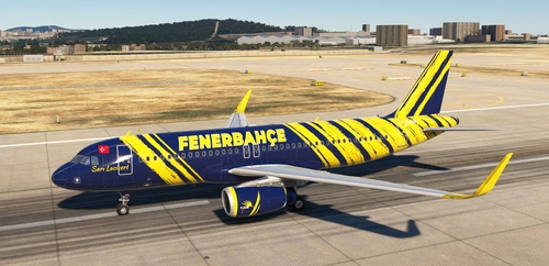 Fenix A320 IAE SL – Fenerbahçe Special Livery (TC-FNR) [4K] Version: 1.0.0