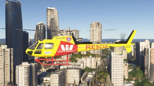 CowanSim H-125 VH-ELR Westpac Lifesaver [4K]