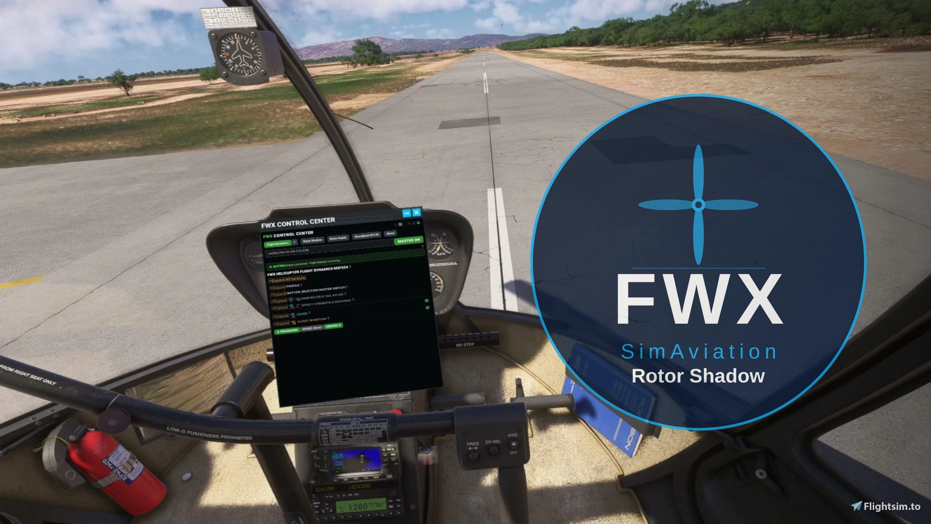 FWX Helicopter Rotor Shadow