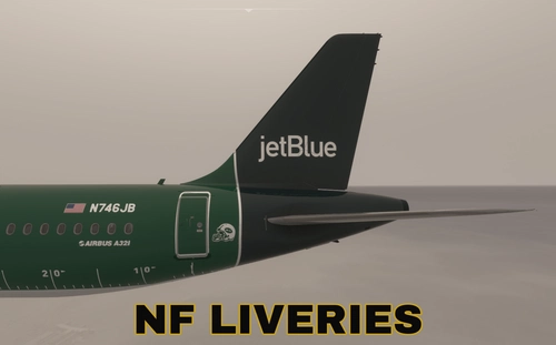 JetBlue "New York Jets" Airbus A321 N746JB [FICTIONAL]