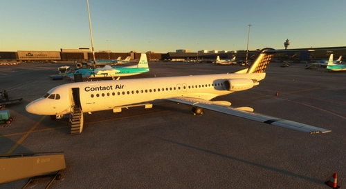 Just Flight Fokker F100 Contact Air