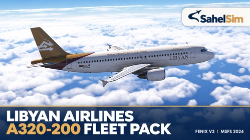 Libyan Airlines A320-200 Fleet Pack | Fenix V3 CFM | MSFS 2024
