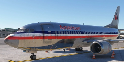American Airlines N677AA (Dirty) | CSS Software Boeing 737-300