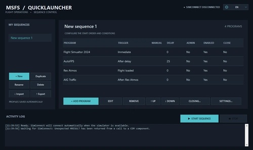 MSFS-QuickLauncher