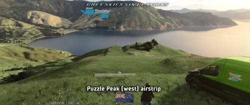 Puzzle Peak (west) airstrip, Marlborough, New Zealand