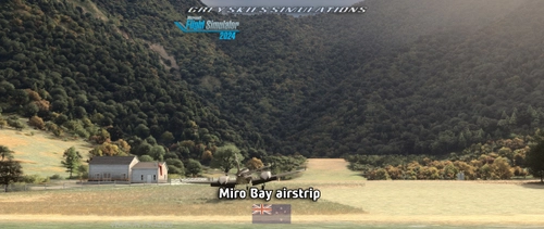 Miro Bay airstrip, Marlborough, New Zealand