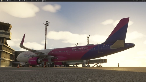 Wizzair Malta Airbus A321XLR 9H-XLB livery inibuilds A321LR MSFS2024 (with cabin)