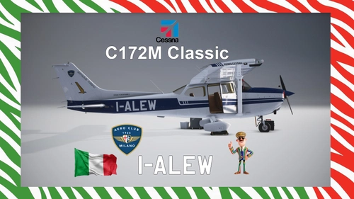 Bagolu Cessna 172M Aeroclub Milano 'I-ALEW'