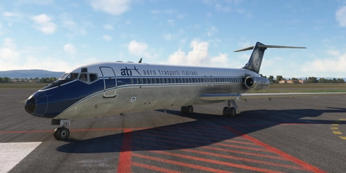 SkySimulations DC-9-32 ATI Aero Trasporti Italiani 1975 Old Livery