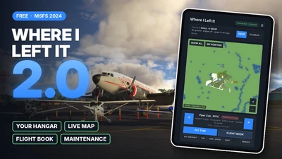Where I Left It – Persistent Aircraft Positions & Parked Fleet