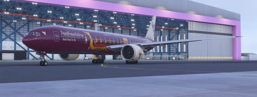 FeelFreeAirline B777-300ER Spirit of Asia D-AFFP