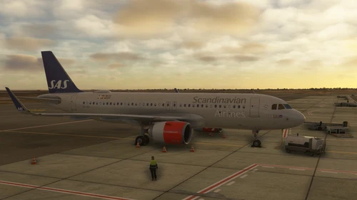 SAS Connect EI-SII livery Inibuilds A320NEO MSFS2024 (With Cabin)