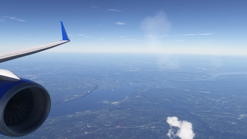 BlueBird 757-200 Unobstructed Wing Views