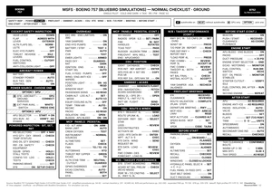 Boeing 757 (BlueBird Simulations) – Procedures & Checklists (Ground and ...