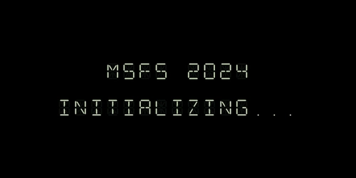 LCD Loading Screen - 14-Segment Display for MSFS 2024