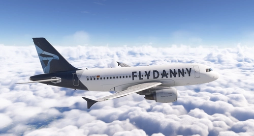 [Fenix A319 CFM] flydanny Virtual Airline Livery | NewSky (Fictional)