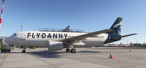 [Fenix A320 CFM WF] flydanny Virtual Airline Livery | NewSky (Fictional)