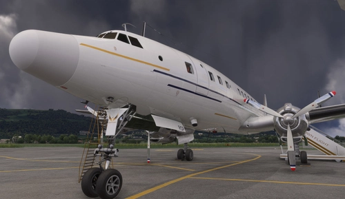 Lockheed L-1049G Super Constellation Crown Executive VP-ROP