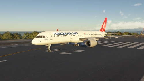 Turkish Airlines TC-JBB "Trabzon" – BlueBird Simulations 757-200 (RR, Scimitar Winglets)
