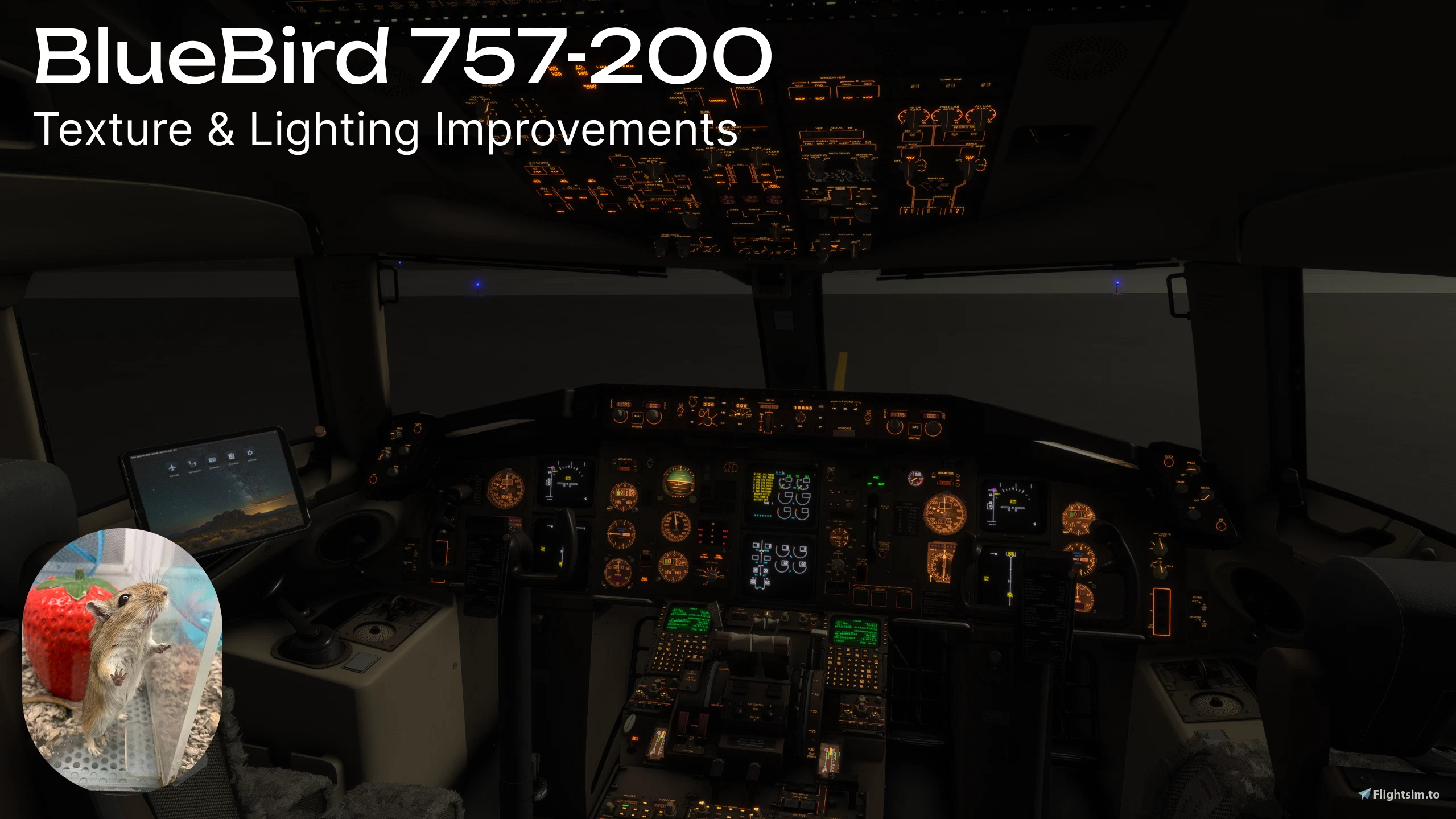 BlueBird 757 — Texture & Lighting Improvements - Image 1