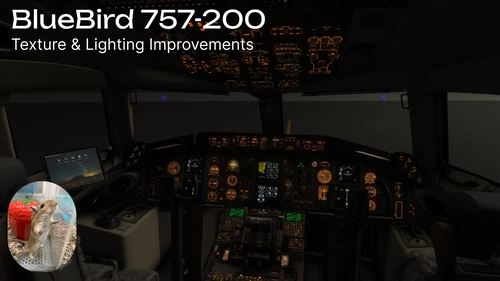 BlueBird 757 — Texture & Lighting Improvements