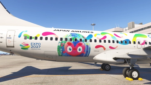 Japan Airlines JA343J "GREEN x EXPO 2027"