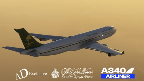 Saudi Royal Flight A340 Fleet