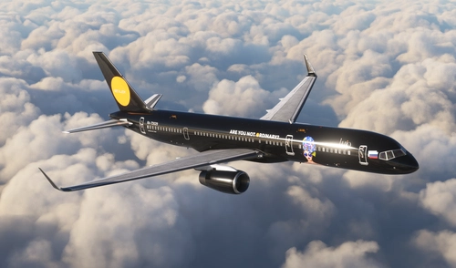 Azur Air Lujo BlackJet B757-200 BlueBird RA-73029