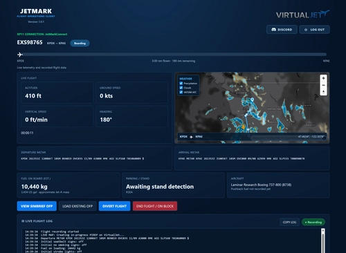 JetMark – VirtualJet Flight Operations Desktop Client