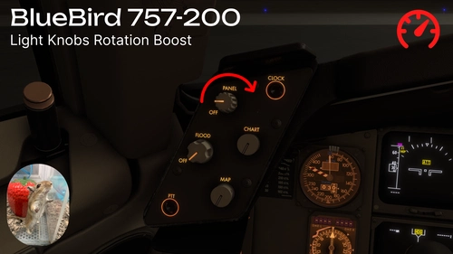BlueBird 757 — Light Knobs Rotation Boost
