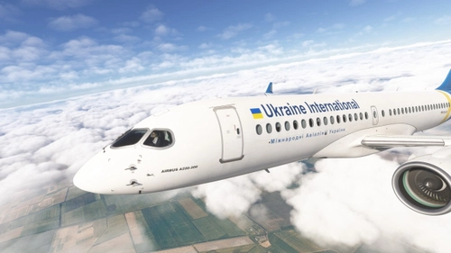 Synaptic | Airbus A220-300 | Ukraine International Airlines (UIA) Fictional